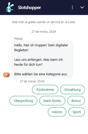 Slotshopper servicio de atención al cliente