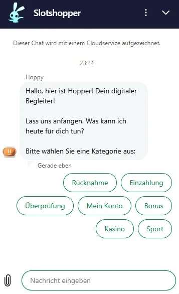 Slotshopper Kundendienst